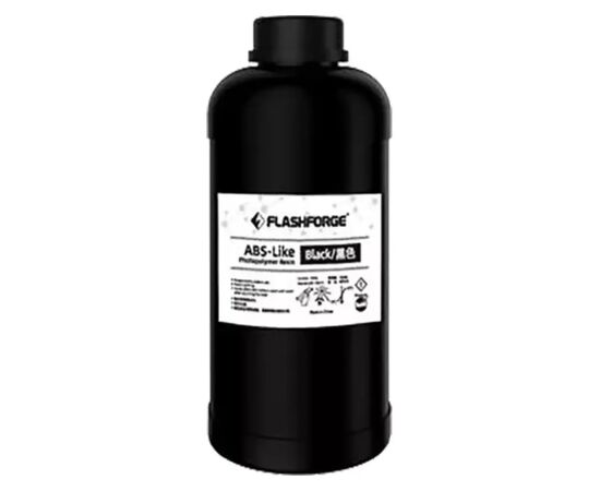 Фотополимерная смола Flashforge Resin ABS-Like UV/LCD Black 1kg (20002462001)