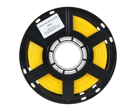 Пластик для 3D-принтера Flashforge PLA 1,75mm 0,5kg Yellow (90006418001), изображение 2