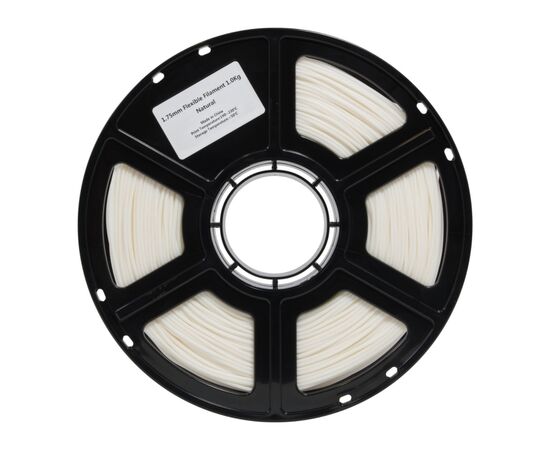 Пластик для 3D-принтера Flashforge FLEXIBLE 85A 1,75mm 1kg Natural (FLT1), изображение 2