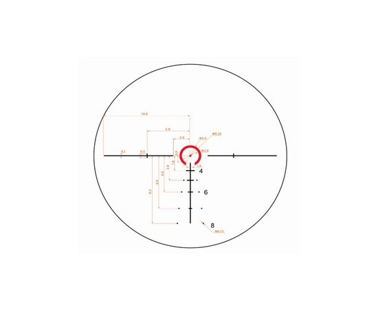 Оптичний приціл Vector Optics Tauron 1-6x24 (30mm) HD illum. SFP VTC-SMIL (SCOC-49), зображення 6