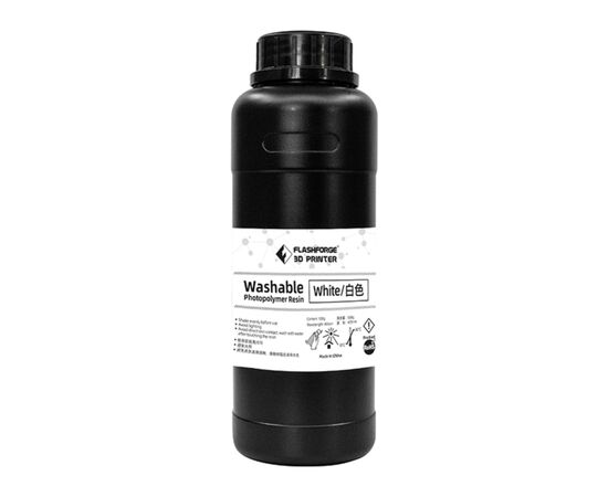 Фотополімерна смола Flashforge Resin Washable UV/LCD White 0,5kg (20001648001)