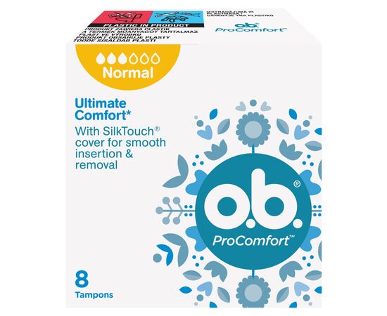 Тампони o.b. ProComfort Normal 8 шт. (3574660234305/3574661331119)