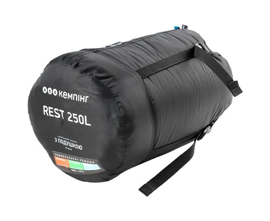 Спальний мішок Кемпінг Rest 250R з подушкою Blue (4823082715022), зображення 7