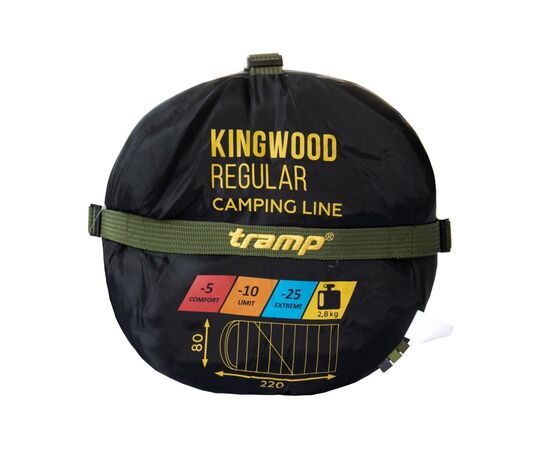 Спальный мешок Tramp Kingwood Regular Olive/Grey L (UTRS-053R-L), изображение 11
