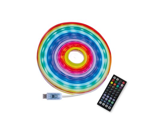 Светодиодная лента ELM LS-10C Neon 8W/5V30 Led/RGB IP65 5м (19-0018), изображение 2
