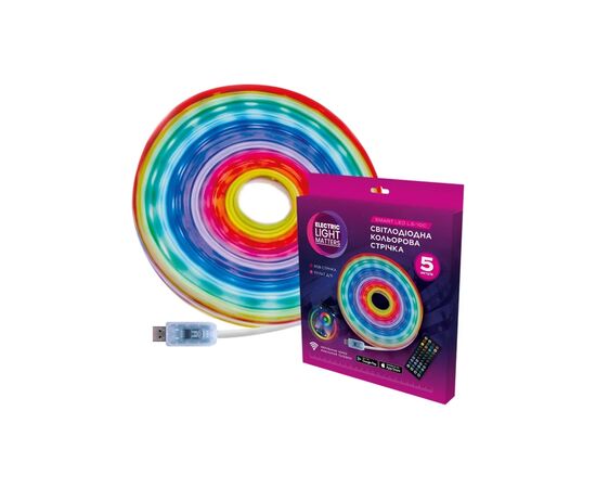 Светодиодная лента ELM LS-10C Neon 8W/5V30 Led/RGB IP65 5м (19-0018)