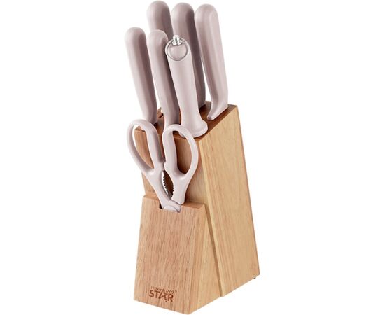 Набор ножей WINNINGSTAR ST-7802 7 предметів Beige (WNNGS-ST-7802-BG), изображение 3