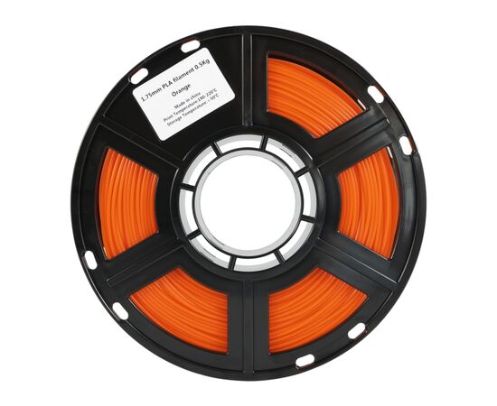 Пластик для 3D-принтера Flashforge PLA 1,75mm 0,5kg Orange (PO2), изображение 2