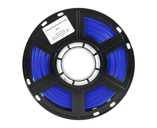 Пластик для 3D-принтера Flashforge PLA 1,75mm 0,5kg Transparen Blue (PTBL2), зображення 2