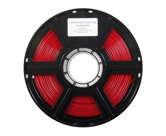 Пластик для 3D-принтера Flashforge PLA High speed 1,75mm 1kg FIRE ENG RED (90010001001), изображение 2