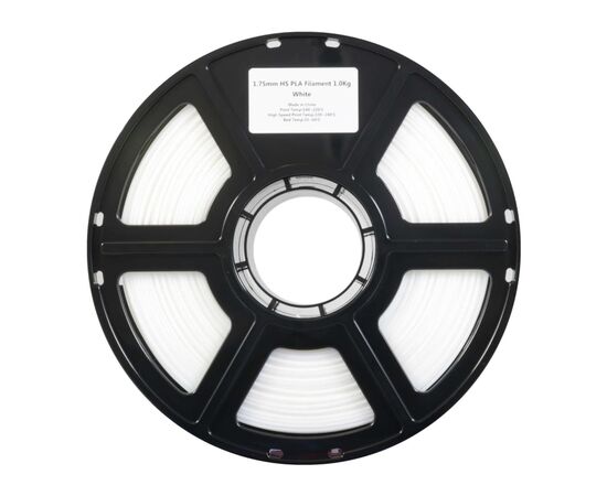 Пластик для 3D-принтера Flashforge PLA High speed 1,75mm 1kg WHITE (90009596001), изображение 2