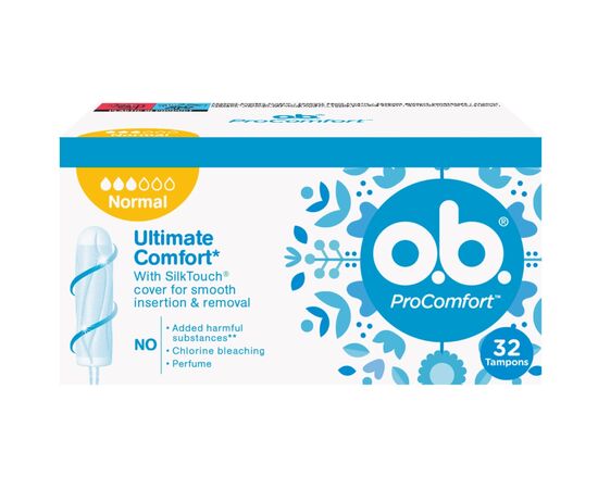 Тампони o.b. ProComfort Normal 32 шт. (3574661017808/3574661329871/3574661899992)