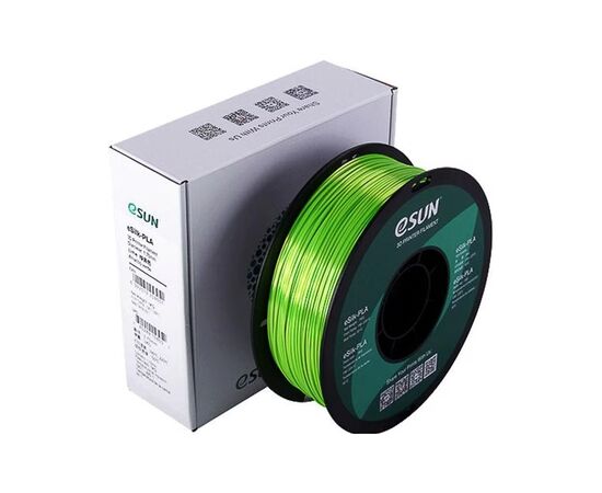 Пластик для 3D-принтера eSUN ePLA-Silk 1,75mm 1kg LIME (EPLA-SILK-P175LI1), зображення 2