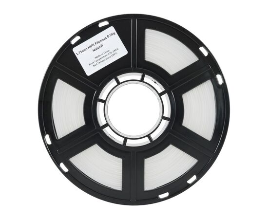 Пластик для 3D-принтера Flashforge HIPS 1,75mm 0,5kg Nature (90002509001), изображение 2