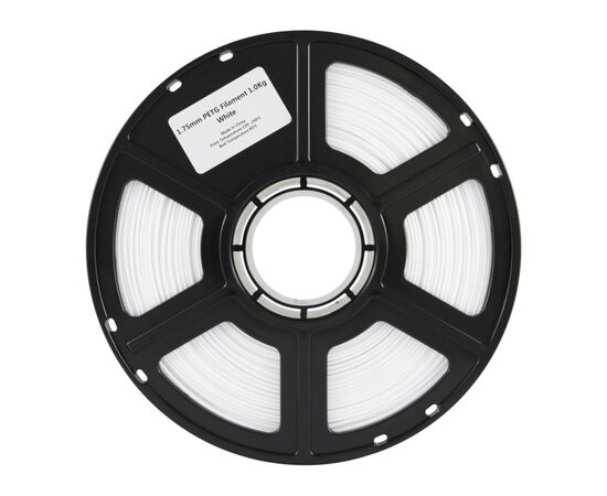 Пластик для 3D-принтера Flashforge PETG 1,75mm 1kg White (PETW1), изображение 2