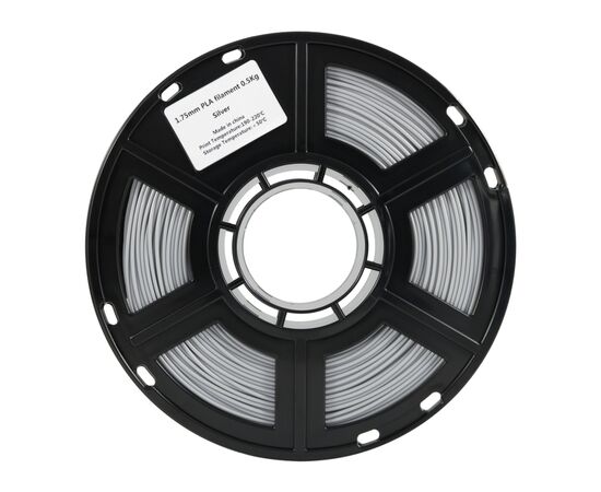 Пластик для 3D-принтера Flashforge PLA 1,75mm 0,5kg Silver (PS2), изображение 2