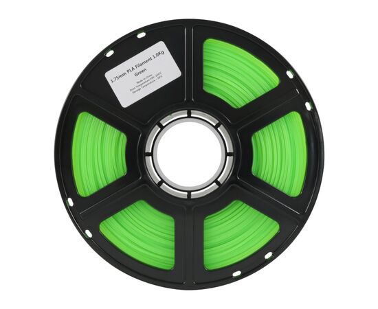 Пластик для 3D-принтера Flashforge PLA 1,75mm 1kg Transparent Green (PTG1), изображение 2
