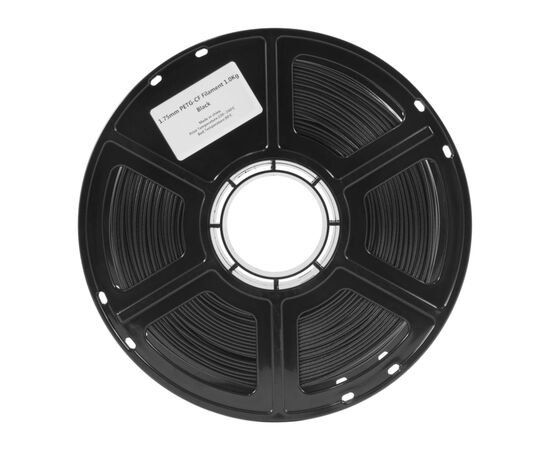 Пластик для 3D-принтера Flashforge PETG-CF 1,75mm 1kg Black (90007816001), изображение 2