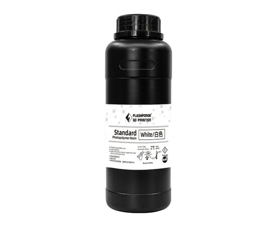 Фотополимерная смола Flashforge Resin Standart UV/LCD White 0,5kg (20001866001)