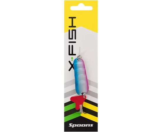 Блесна X-Fish Buffalo 12g 04 Silver pink blue (1917.04.96), изображение 2