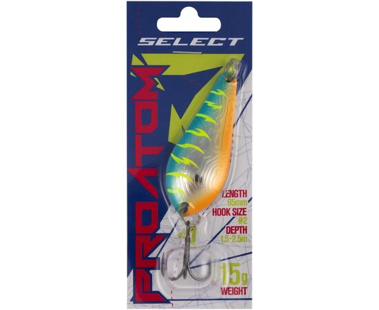 Блесна Select ProAtom 15.0g 65mm 15 (1870.77.50), изображение 2