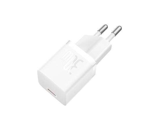Зарядний пристрій Baseus 1xUSB-C 30W GaN5 white (CCGN070502), зображення 4