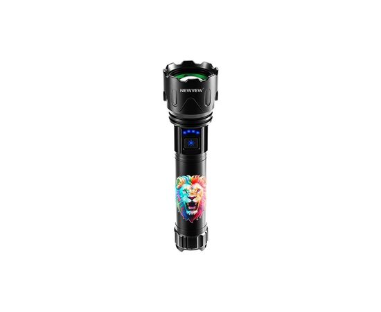 Фонарь NEWVEW NV-K47-Lion 3000mAh Black (NWVW-NV-K47-LION-BK)