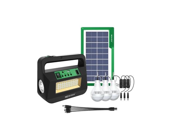 Фонарь NEWVEW комплект NV-T220 Solar Panel 4500mAh (NWVW-NV-T220-GN)