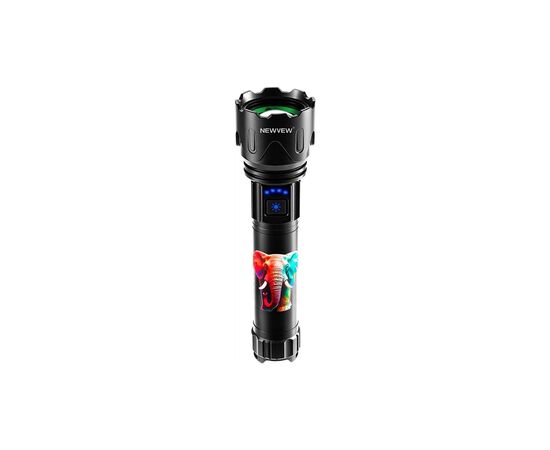 Фонарь NEWVEW NV-K47-Elephant 3000mAh Black (NWVW-NV-K47-ELFNT-BK)
