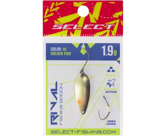 Блешня Select Rival 1.9g 30mm 05 Golden Fish (1870.79.85), зображення 2