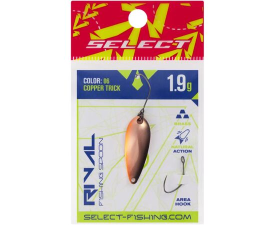 Блешня Select Rival 1.9g 30mm 06 Copper Trick (1870.79.86), зображення 2