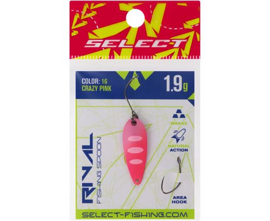 Блесна Select Rival 1.9g 30mm 16 Crazy Pink (1870.79.95), изображение 2