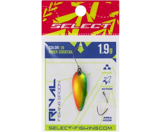 Блешня Select Rival 1.9g 30mm 28 River Cocktail (1870.80.01), зображення 2
