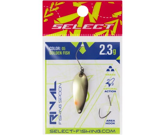 Блешня Select Rival 2.3g 30mm 05 Golden Fish (1870.80.05), зображення 2