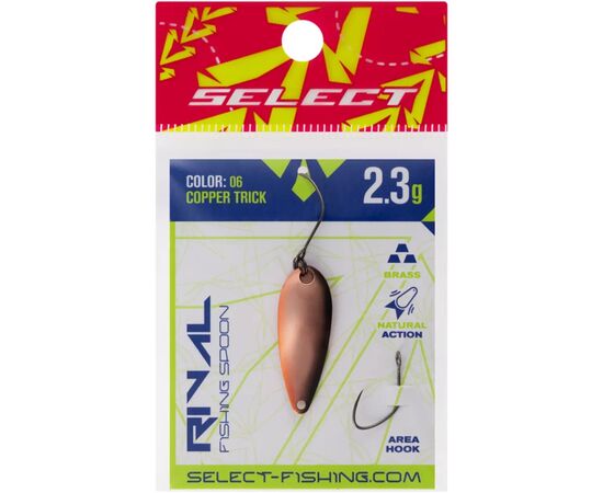 Блешня Select Rival 2.3g 30mm 06 Copper Trick (1870.80.06), зображення 2