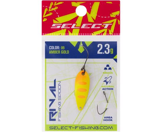 Блесна Select Rival 2.3g 30mm 09 Amber Gold (1870.80.09), изображение 2