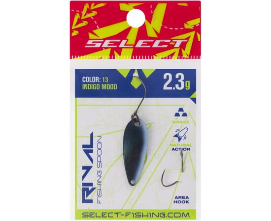 Блешня Select Rival 2.3g 30mm 13 Indigo Mood (1870.80.12), зображення 2