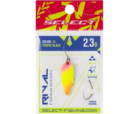 Блесна Select Rival 2.3g 30mm 15 Tropic Black (1870.80.14), изображение 2