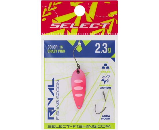 Блешня Select Rival 2.3g 30mm 16 Crazy Pink (1870.80.15), зображення 2