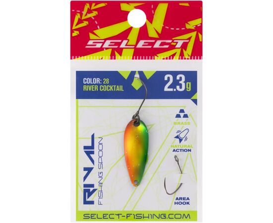 Блесна Select Rival 2.3g 30mm 28 River Cocktail (1870.80.21), изображение 2