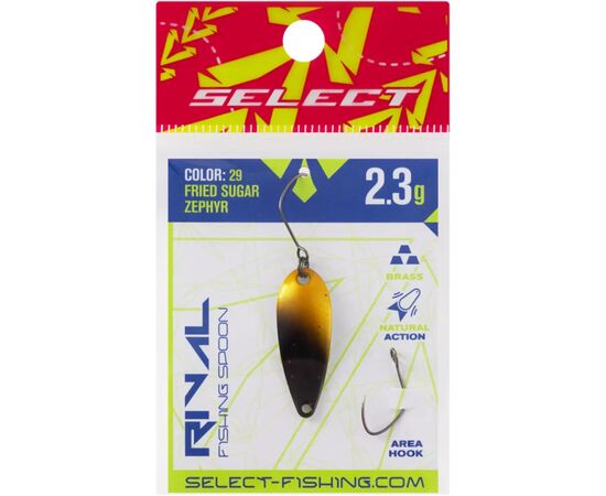 Блешня Select Rival 2.3g 30mm 29 Fried Sugar Zephyr (1870.80.22), зображення 2