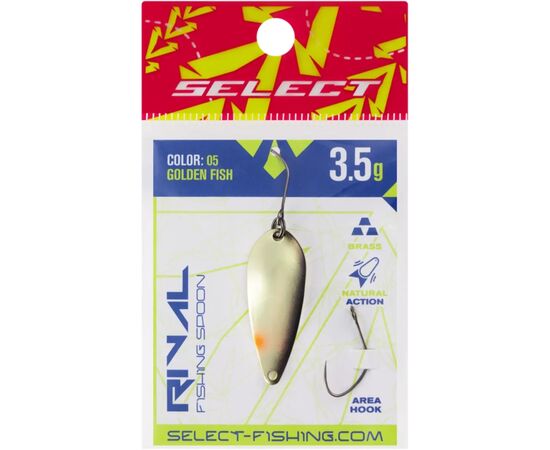 Блесна Select Rival 3.5g 34mm 05 Golden Fish (1870.80.25), изображение 2