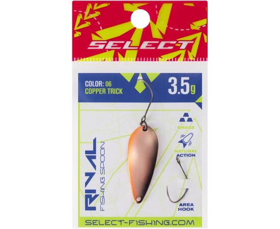Блешня Select Rival 3.5g 34mm 06 Copper Trick (1870.80.26), зображення 2