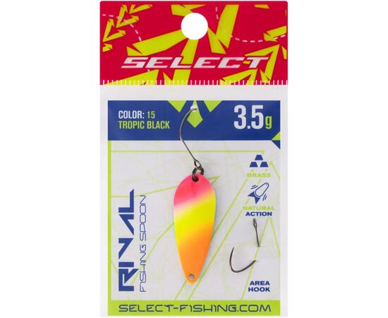 Блешня Select Rival 3.5g 34mm 15 Tropic Black (1870.80.31), зображення 2