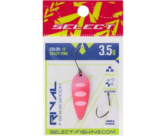 Блешня Select Rival 3.5g 34mm 16 Crazy Pink (1870.80.32), зображення 2