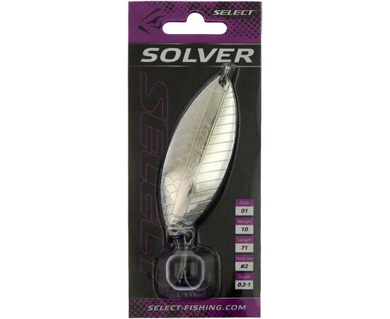 Блешня Select Solver 10.0g 71mm 01 (1870.67.89), зображення 2
