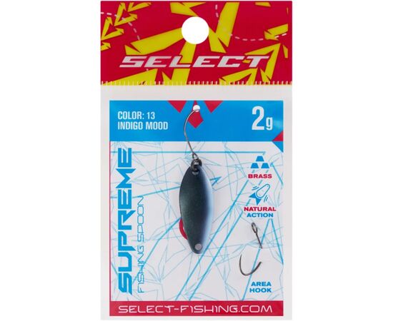 Блешня Select Supreme 2.0g 27mm 13 Indigo Mood (1870.80.46), зображення 2