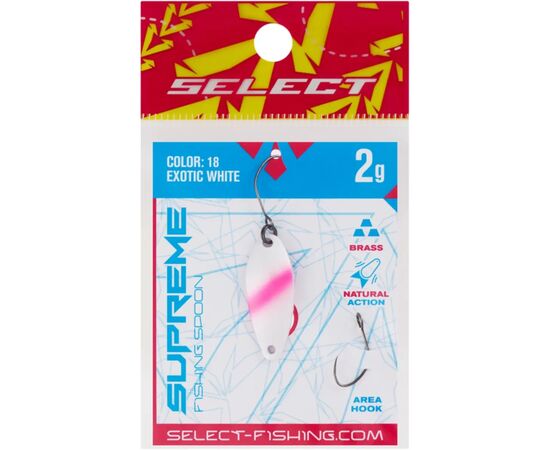Блесна Select Supreme 2.0g 27mm 18 Exotic White (1870.80.48), изображение 2