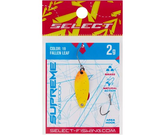 Блесна Select Supreme 2.0g 27mm 19 Fallen Leaf (1870.80.49), изображение 2