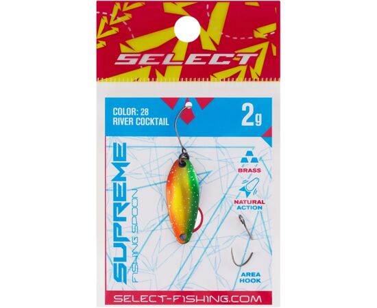 Блешня Select Supreme 2.0g 27mm 28 River Cocktail (1870.80.51), зображення 2